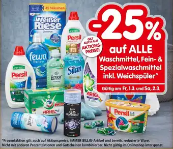 Interspar ALLE Waschmittel, Fein- & Spezialwaschmittel inkl. Weichspüler Angebot