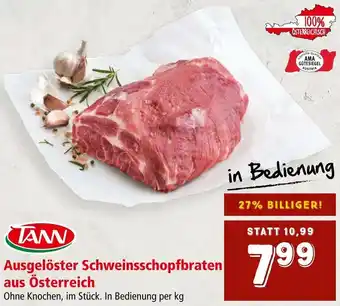 Interspar Ausgelöster Schweinsschopfbraten Angebot