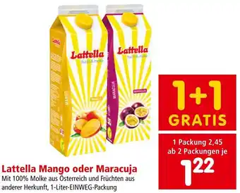 Interspar Lattella Mango oder Maracuja Angebot