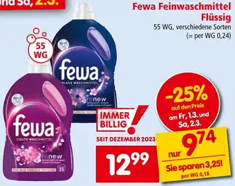 Interspar Fewa Feinwaschmittel Flüssig Angebot