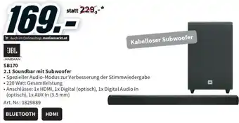 Media Markt 2.1 Soundbar mit Subwoofer Angebot