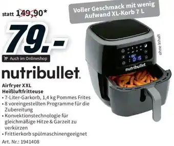 Media Markt Airfryer XXL Heißluftfritteuse Angebot