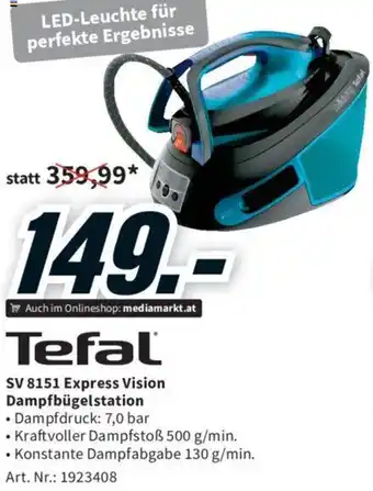 Media Markt SV 8151 Express Vision Dampfbügelstation Angebot