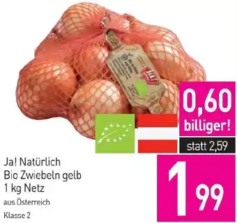 Sutterlüty Ja! Natürlich Bio Zwiebeln gelb 1 kg Angebot