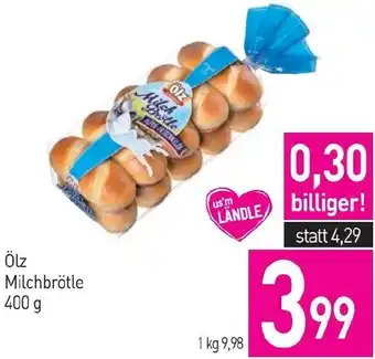 Sutterlüty Ölz Milchbrötle 400 g Angebot
