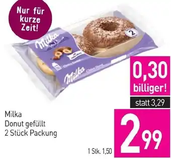 Sutterlüty Milka Donut gefüllt 2 Stück Packung Angebot