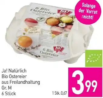 Sutterlüty Ja! Natürlich Bio Ostereier aus Freilandhaltung Angebot