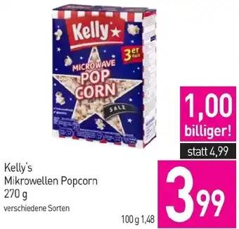Sutterlüty Kelly's Mikrowellen Popcorn 270 g Angebot