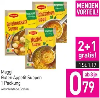 Sutterlüty Maggi Guten Appetit Suppen 1 Packung Angebot
