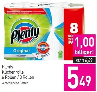 Sutterlüty Plenty Küchenrolle 6 Rollen /8 Rollen Angebot