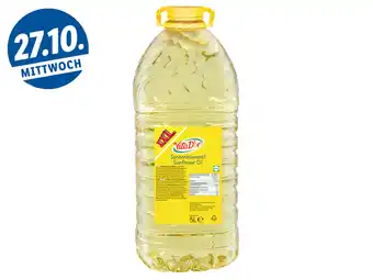 Lidl Vita D'or Sonnenblumenöl Lidl 5 Liter 1 Flasche Angebot