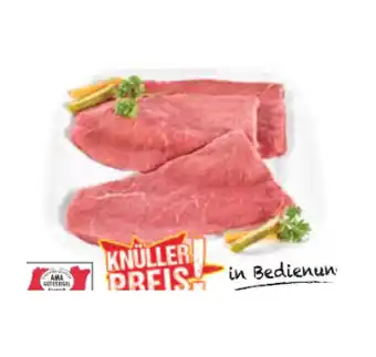 Maximarkt Österr. Rindsschnitzel für Rouladen vom Jungstier Maximarkt 1 Kilogramm Angebot