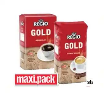 Maximarkt Regio Gold Bohne oder gemahlen Maximarkt 500 Gramm 1 Packung Angebot