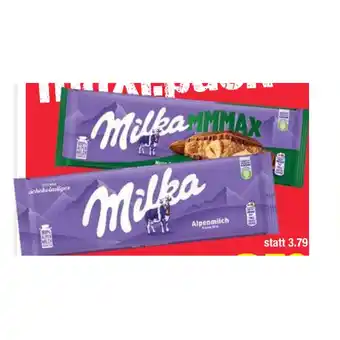 Maximarkt Milka Schokolade versch. Sorten Maximarkt 1 Tafel Angebot