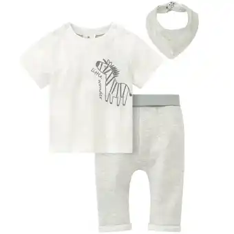 Ernsting's family Newborn T-Shirt, Hose und Bandana im Set Angebot