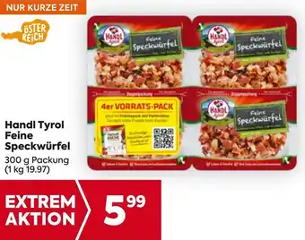 Billa Handl Tyrol Feine Speckwürfel Angebot