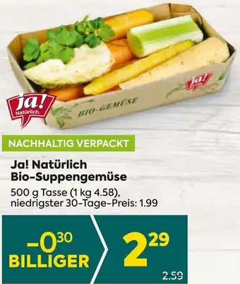 Billa Ja! Natürlich Bio-Suppengemüse Angebot