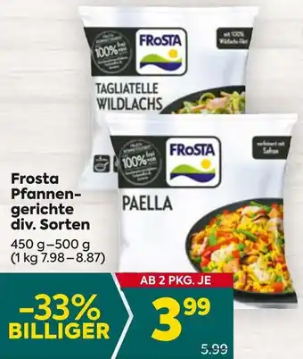 Billa Frosta Pfannen-gerichte Angebot