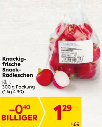 Billa Knackig-frische Snack-Radieschen Angebot