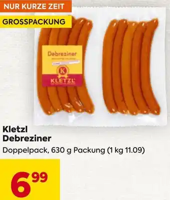 Billa Kletzl Debreziner Angebot
