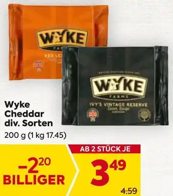 Billa Wyke Cheddar Angebot