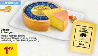 Billa Ländle Arlberger Angebot