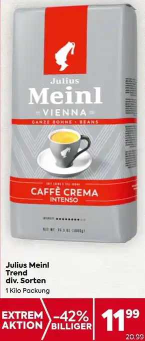 Billa Julius Meinl Trend Angebot