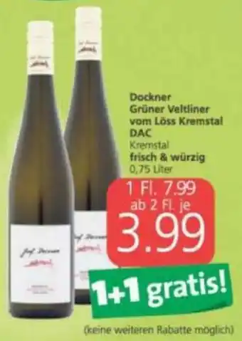 Spar Dockner Grüner Veltliner Vom Löss Kremstal DAC Kremstal Frisch & Würzig Angebot