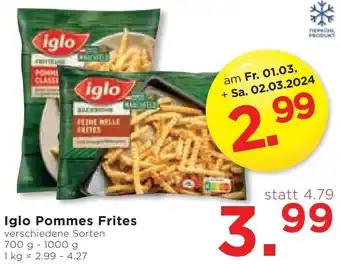 Unimarkt Iglo Pommes Frites Angebot