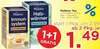 Unimarkt Meßmer Tee Angebot