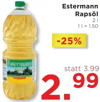 Unimarkt Estermann Rapsöl Angebot