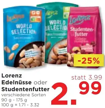 Unimarkt Lorenz Edelnüsse oder Studentenfutter Angebot