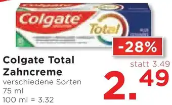 Unimarkt Colgate Total Zahncreme Angebot