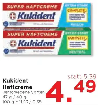Unimarkt Kukident Haftcreme Angebot