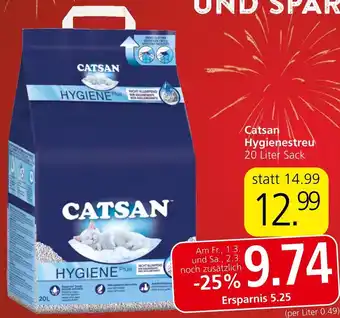 Eurospar Catsan Hygienestreu Angebot
