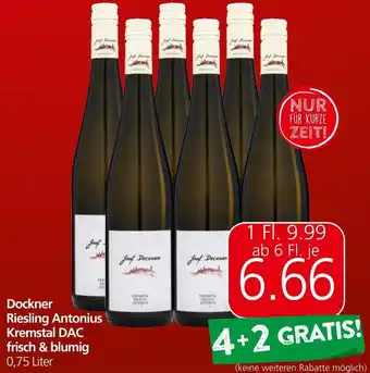 Eurospar Dockner Riesling Antonius Kremstal DAC frisch & blumig Angebot