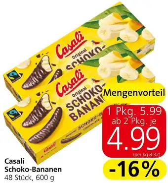 Eurospar Casali Schoko-Bananen Angebot