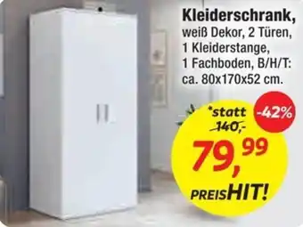 Möbel Ludwig Kleiderschrank Angebot