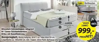 Möbel Ludwig Boxspringbett Angebot