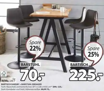 JYSK BARTISCH SANDBY + BARSTUHL BROAGER Angebot