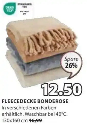 JYSK FLEECEDECKE BONDEROSE Angebot