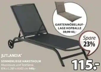 JYSK SONNENLIEGE HANSTHOLM Angebot