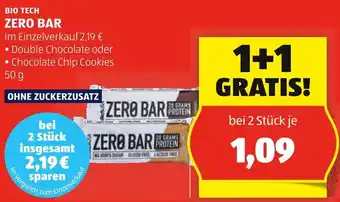 Hofer BIO TECH ZERO BAR 50g Angebot