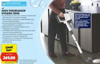Hofer AEG AKKU STAUBSAUGER HYGIENIC 8000 Angebot