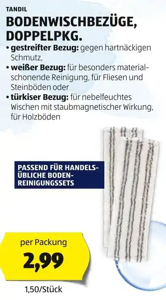 Hofer TANDIL BODENWISCHBEZÜGE, DOPPELPKG Angebot