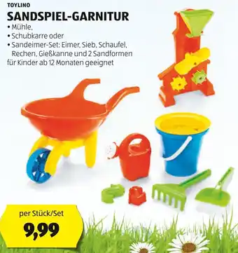 Hofer TOYLINO SANDSPIEL-GARNITUR per Stück/Set Angebot