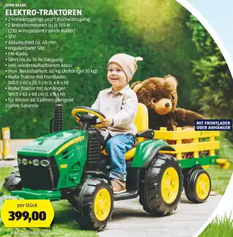 Hofer JOHN DEERE ELEKTRO-TRAKTOREN Angebot