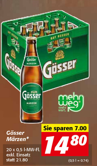 Nah&Frisch Gösser Märzen Angebot