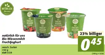 Nah&Frisch Natürlich Für Uns Bio Wiesenmilch Fruchtjoghurt 150g Angebot