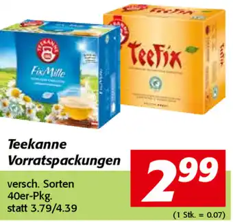 Nah&Frisch Teekanne Vorratspackungen Angebot